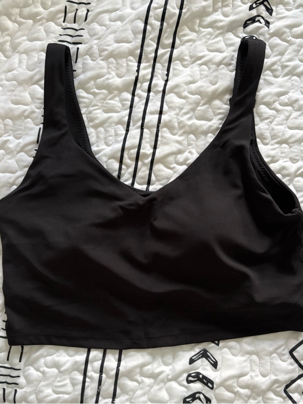 aerie Black Wireless Scoop Bralette